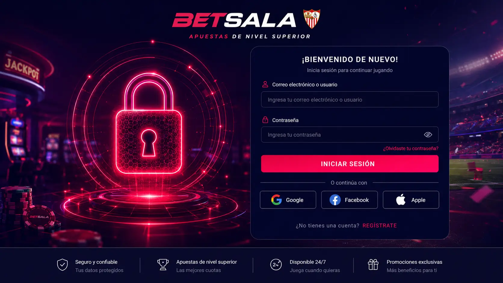 Acceso a Betsala CL